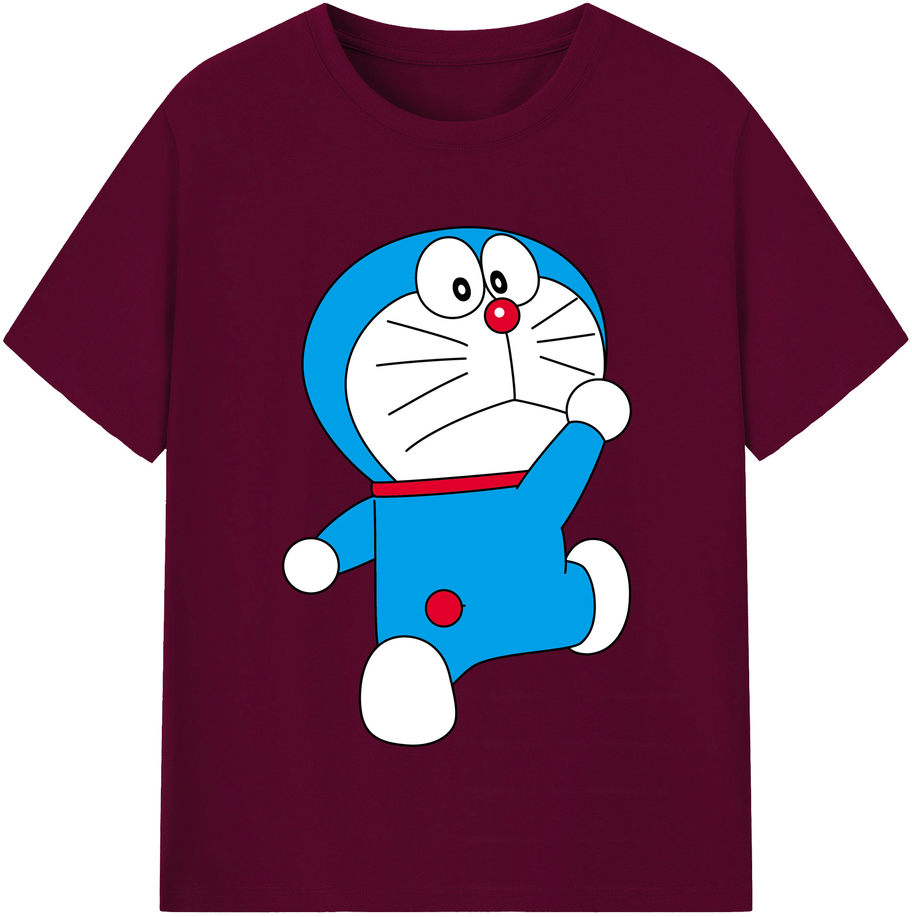 （画像用） ドラえもん Doraemon レディースカジュアルプリントTシャツ（綿100％）